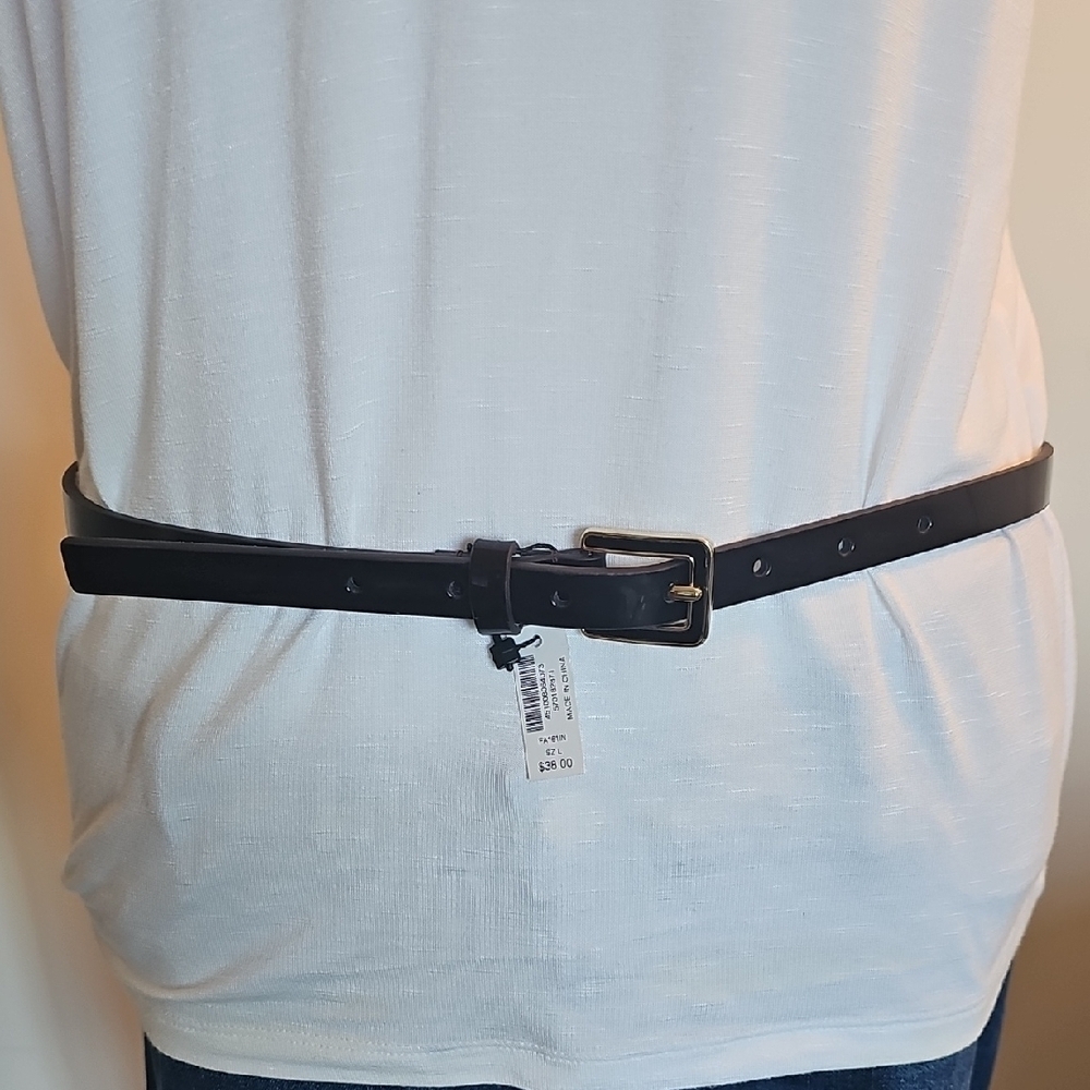 WHBM Leather Belt